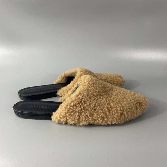 Jenny Kanye  shearling mule in natural - Picture 2 of 16